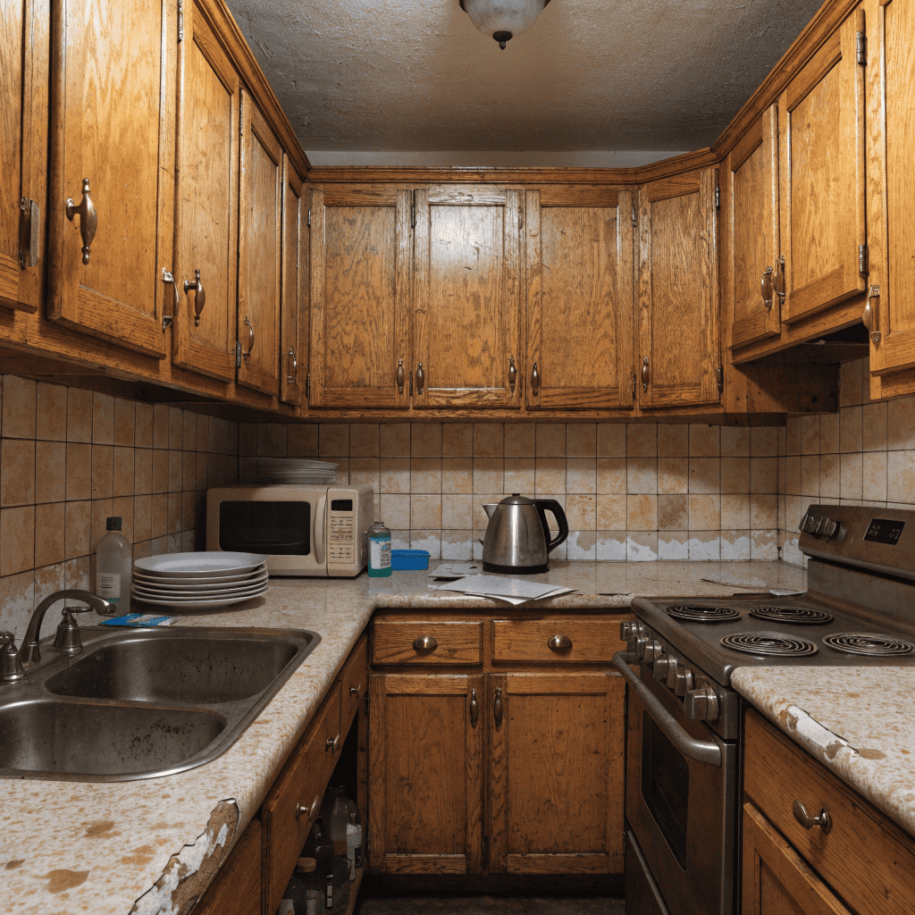 Kitchen before