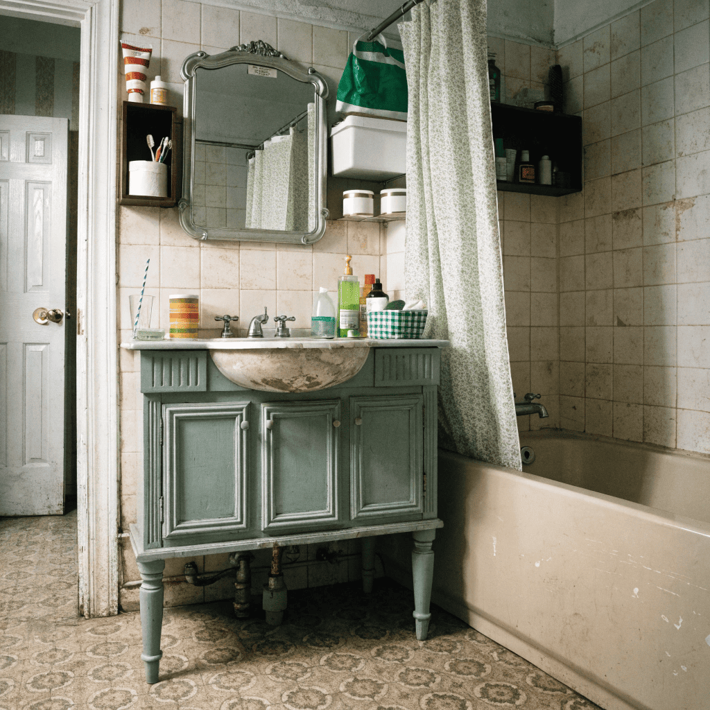 Bathroom before